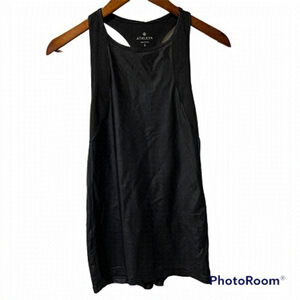 Athleta black scoop tank top size small